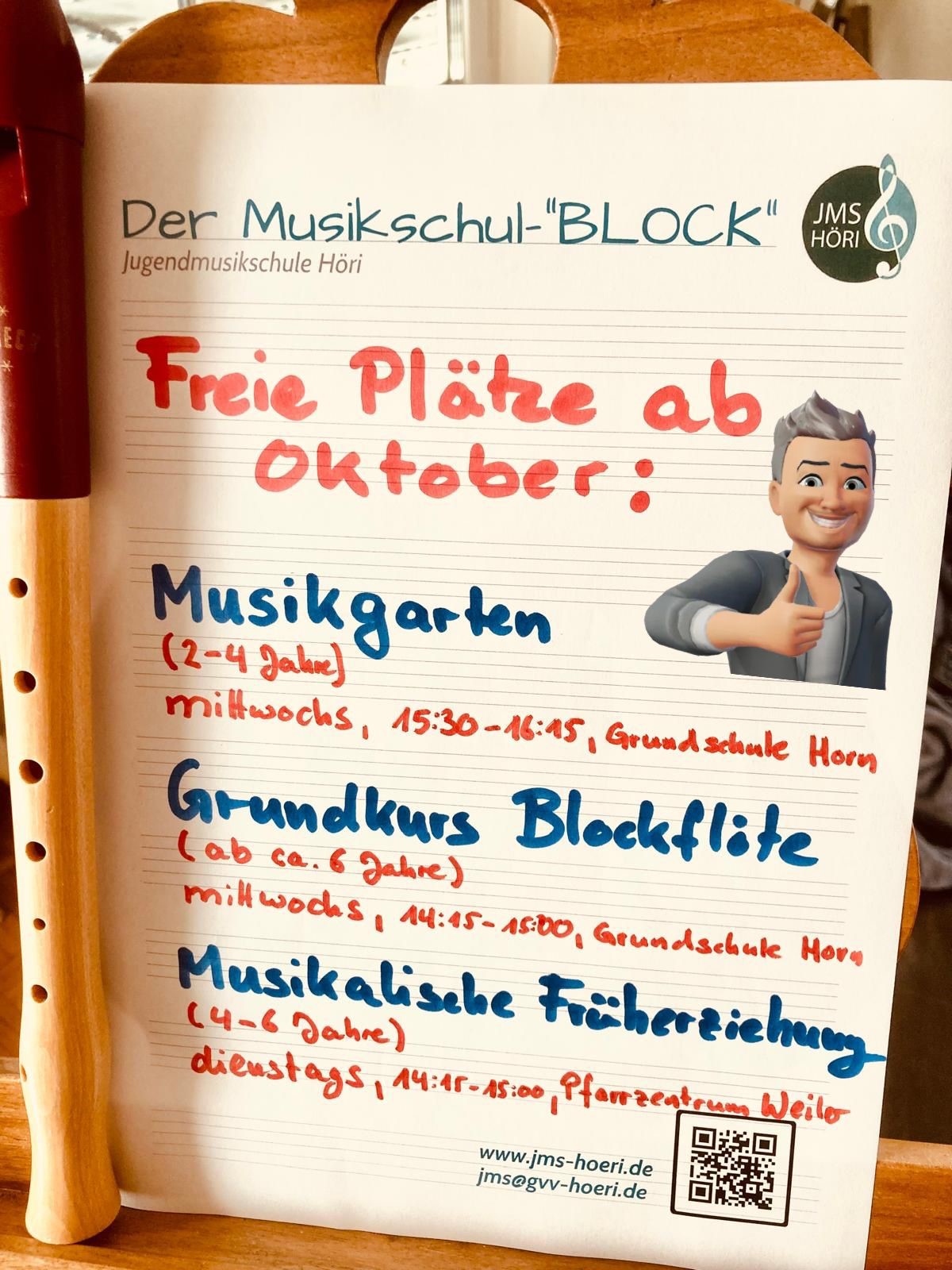 Freie Plätze ab Oktober!